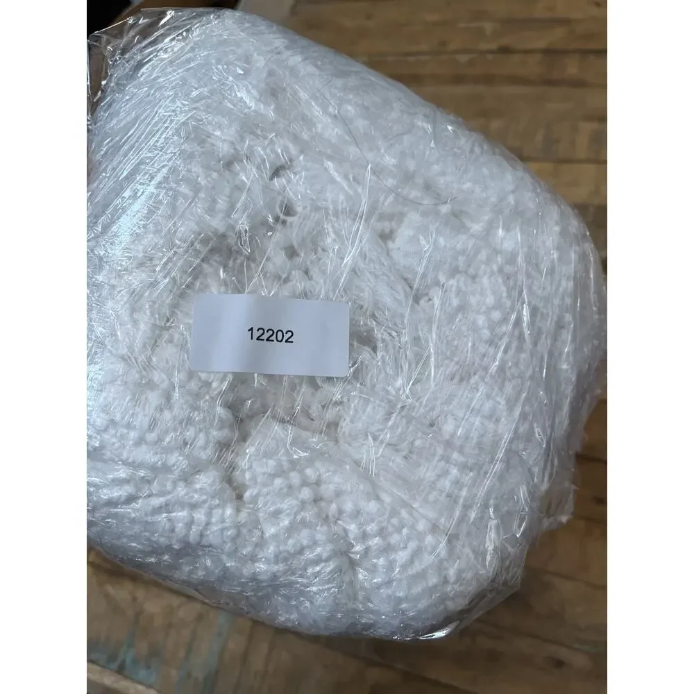 Vtg Williamsbury 50s White Chenille Hobnail Bedspread Cottagecore